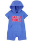 Baby Good Vibes Hooded Romper 9M