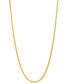 Italian Gold 24" Foxtail Chain Necklace (1-1/3mm) in 14k Gold