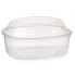 Фото #2 товара Прямоугольная коробочка для завтрака с крышкой Прозрачный полипропилен 1,5 L 18 x 10,5 x 21,5 cm (8 штук)