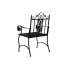 Садовое кресло DKD Home Decor Чёрный Металл (63,5 x 52 x 98 cm)