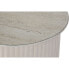 Фото #5 товара Вспомогательный стол Home ESPRIT Белый Бежевый Светло-коричневый Металл Керамика 70 x 46 x 38 cm