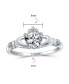 Фото #4 товара Кольцо Bling Jewelry Sister Solitaire Claddagh