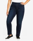 Plus Size High Rise Jegging Petite Length Jean