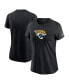 Фото #1 товара Women's Black Jacksonville Jaguars Primary Logo T-Shirt