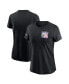 ფოტო #1 პროდუქტის Women's Black New York Giants 2023 NFL Crucial Catch Sideline Tri-Blend T-shirt