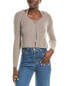 Фото #1 товара Naadam Set In Wool & Cashmere-Blend Cardigan & Top Women's Grey M