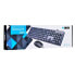 Фото #2 товара Клавиатура и мышь Ibox IKMS606 Qwerty US Чёрный QWERTY