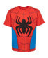 ფოტო #5 პროდუქტის Toddler Boys Spidey and His Amazing Friends Miles Morales T-Shirt and Mesh Shorts Outfit Set to