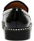 Women's Darian Pearl-Embellished Tailored Lug-Sole Loafers