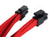 Фото #4 товара SilverStone 8pin - EPS12V 8pin(4+4) - 0.3m - 0.3 m - 8-pin(4+4) EPS12V - Male - Male - Red