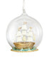 Фото #1 товара Cody Foster & Co. Sailboat Globe Ornament Multicolor