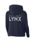 Фото #4 товара Women's Navy Minnesota Lynx Full-Zip Knit Jacket