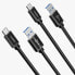 Фото #3 товара Kabel przewód USB - USB Typ C Super Fast Charge 1 m czarny