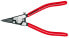 Фото #1 товара Щипцы для стопорных колец Knipex 46 11 G0 - хром-ванадиевая сталь - пластик - красные - 14 см - 87 г