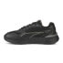 Фото #3 товара Puma RsMetric Core Lace Up Mens Black Sneakers Casual Shoes 38716602