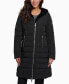 Фото #1 товара Women's Faux-Fur-Lined Hooded Puffer Coat