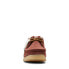 Фото #6 товара Clarks Wallabee 26168847 Mens Red Suede Oxfords & Lace Ups Casual Shoes