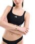 Adidas performance 2 piece 3 stripe bikini in black Черный, W34 - фото #8