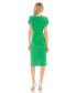 ფოტო #5 პროდუქტის Women's Ieena Flutter Short Sleeve V Neck Jersey Dress