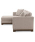 Фото #10 товара Elliot II 107" 2-Pc. Fabric Chaise Sectional Apartment Sofa, Created for Macy's