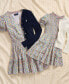 Toddler and Little Girls Floral Smocked Cotton Jersey Dress