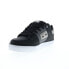 Фото #16 товара DC Pure 300660-KWA Mens Black Leather Lace Up Skate Inspired Sneakers Shoes