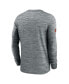 Фото #3 товара Men's Gray Denver Broncos 2024 Sideline Velocity Performance Long Sleeve T-Shirt