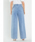 Фото #3 товара Women's High-Waisted Button Detail Jeans