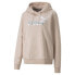 Фото #1 товара Puma Essentials+ Metallic Logo Pullover Hoodie Womens Size XS Casual Outerwear