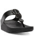 Фото #1 товара Women's Halo Metallic Trim Toe Post Sandals