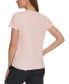 ფოტო #2 პროდუქტის Women's V-Neck Short-Sleeve T-Shirt