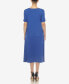 ფოტო #4 პროდუქტის Women's Short Sleeve Midi Dress