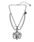 Фото #1 товара Faux Stone Chandelier Pendant Necklace