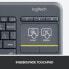Фото #10 товара Logitech Беспроводная клавиатура K400 Plus - Мини - Беспроводная - RF Беспроводная - QWERTY - Черная