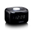Фото #1 товара Цифровые часы настольные FM LED Lenco CR-12BK, черный