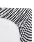 Фото #5 товара Sketchy Stripe Cotton Percale 3 Piece Sheet Set, Twin