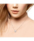 ფოტო #3 პროდუქტის Lab-Grown Moissanite Heart Halo 18" Pendant Necklace (2 ct. t.w.) in Sterling Silver