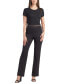 ფოტო #3 პროდუქტის Juniors' Lightweight High-Rise Pull-On Pants