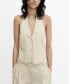 ფოტო #1 პროდუქტის Women's Lyocell Halter Waistcoat