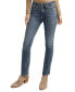 Фото #1 товара Women's Suki Mid-Rise Curvy Straight-Leg Jeans