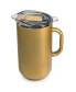 Фото #1 товара Vacuum-Insulated Double-Walled Copper-Lined Stainless Steel Pitcher 2 Liter
