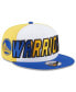 Фото #1 товара Men's White, Royal Golden State Warriors Back Half 9FIFTY Snapback Hat
