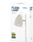 Lampa podłogowa Platinet PLATINET FLOOR LAMP METAL 40W WHITE H150 44917