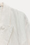 Zw collection creased linen blend blazer