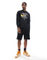 Nike Basketball graphic long sleeve t-shirt in black