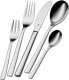 WMF Palermo Cutlery Set for 12 People, Cutlery 60 Pieces, Monobloc Knife & Gourmet Bowl Set 4 Pieces, Stainless Steel Bowls for the Kitchen 0.75 L - 2.75 L, Mixing Bowl