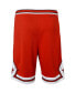 Big Boys Red Chicago Bulls Icon Edition Mesh Performance Swingman Shorts