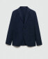 ფოტო #3 პროდუქტის Men's Linen Cotton-Blend Blazer