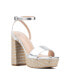 ფოტო #1 პროდუქტის Odalina Women's Raffia Platform Heel Sandals