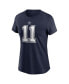 ფოტო #3 პროდუქტის Women's Micah Parsons Navy Dallas Cowboys Player Name and Number T-shirt